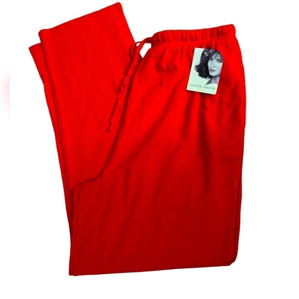 Jaclyn Smith 90s vintage‎ red knit pants size XL